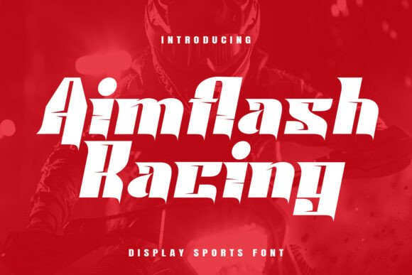 Aimflash: A Dynamic Display Font for High-Energy Design Projects