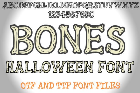 Explore the Fun World of Bones Halloween Alphabet Lettering: A Creative Skeleton Font for Every Occasion