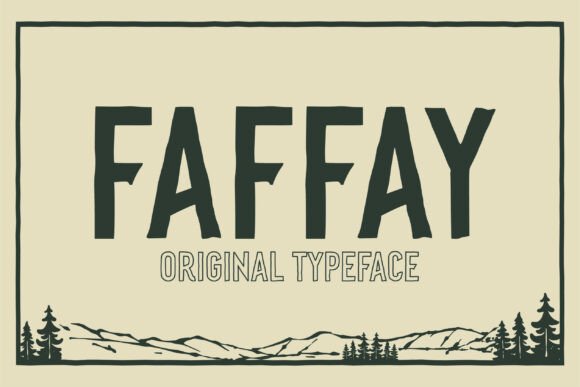 Faffay: Vintage Meets Retro in Modern Typography