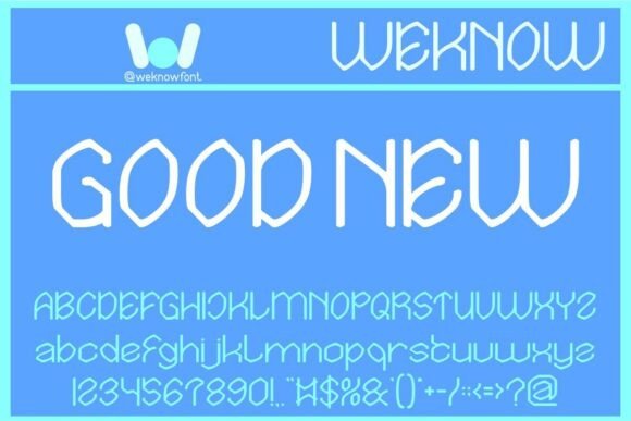 Good New: A Playful Yet Polished Typeface for Modern Design