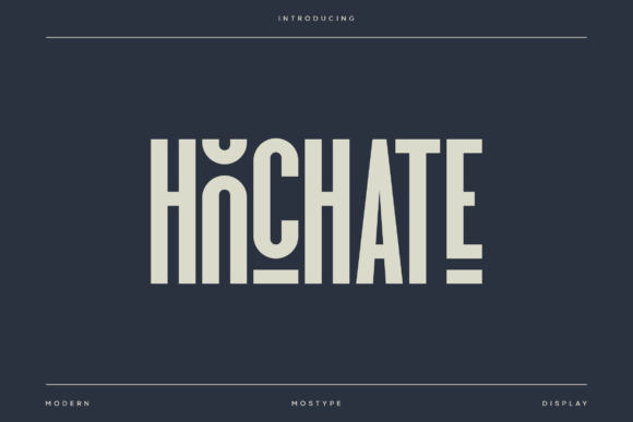 Hochate: The Elegant Font That Elevates Branding and Design