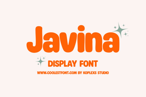 Javina: A Bold Display Font That Adds Energy to Your Designs