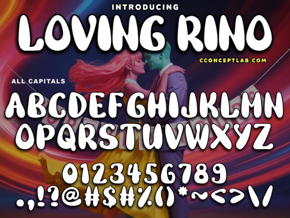 Loving Rino: A Playful Font for Creative Projects