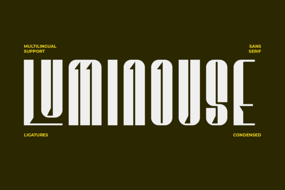 Luminouse: The Elegant Sans Display Font for Modern Design Needs