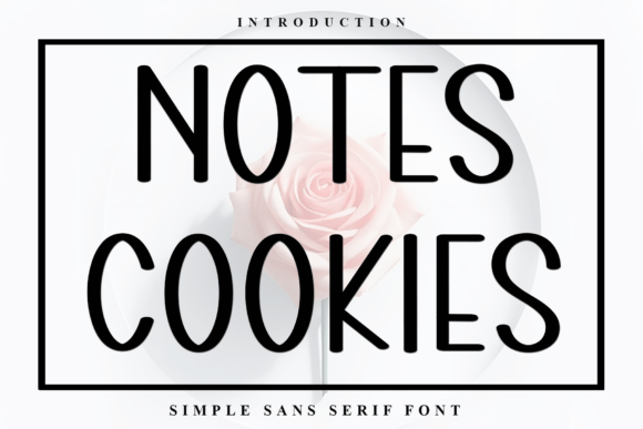 Notes Cookies: A Delicate Touch for Modern Typography