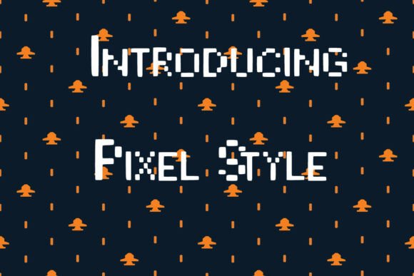 Pixel Style: Typography with a Digital Art Edge
