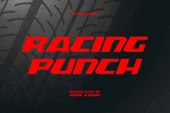 Racing Punch: A High-Energy Display Font for Dynamic Design Projects
