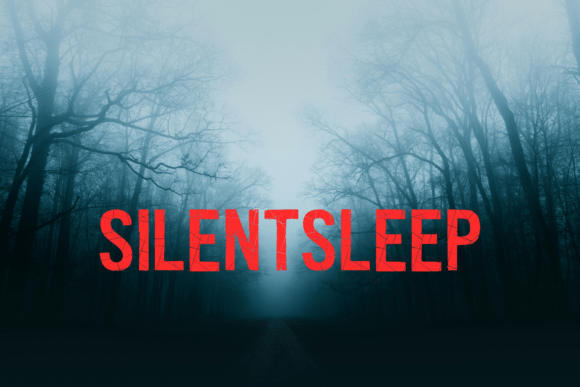Silentsleep: A Bold Display Font for Chilling Designs