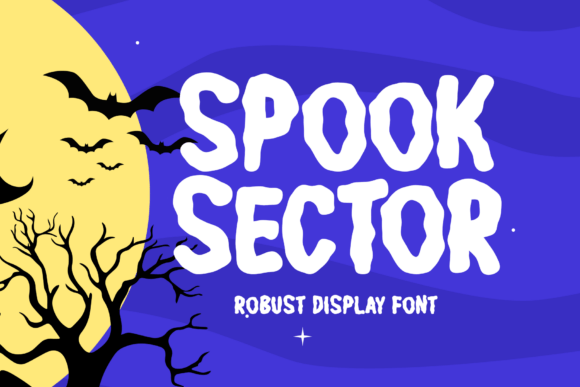 Spook Sector: A Bold Display Font for Impactful Creative Projects