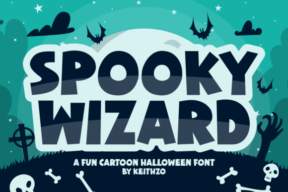 Spooky Wizard: A Bold, Retro-Inspired Typeface for Halloween Magic