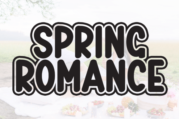 Spring Romance: A Cheerful Font for Creative Projects