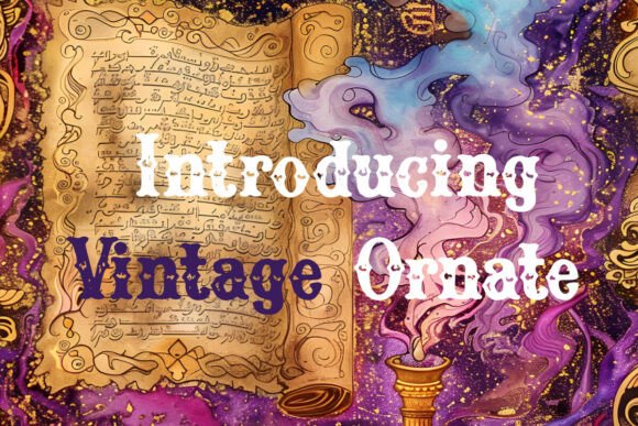 Vintage Ornate: Timeless Font for Creative Expression