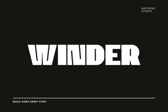 Winder: A Strategic Typeface for Confident, Purpose-Driven Design